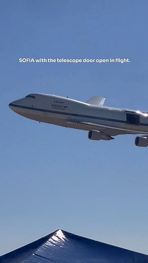 Aviation Beast | NASA’s SOFIA, a modified Boeing 747SP, flies with its telescope door open! This flying observatory carries a 2.5m infrared telescope to... | Instagram