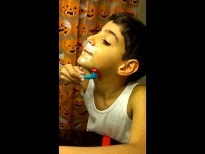 Shaving 101 for kids