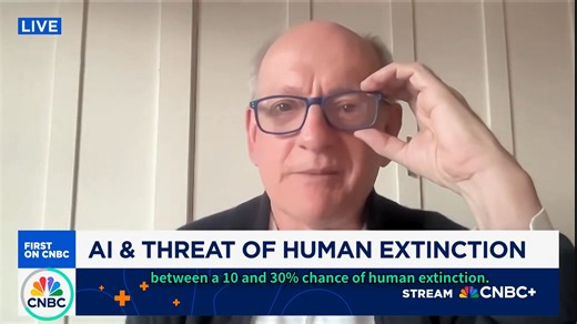 5.2K views · 55 reactions | "Let's be clear. The CEOs who are building this technology say if we succeed in this goal on which we are spending trillions of dollars of other people's money, then there is somewhere between a 10 and 30% chance of human extinction." — Professor Stuart Russell | Control AI | Facebook