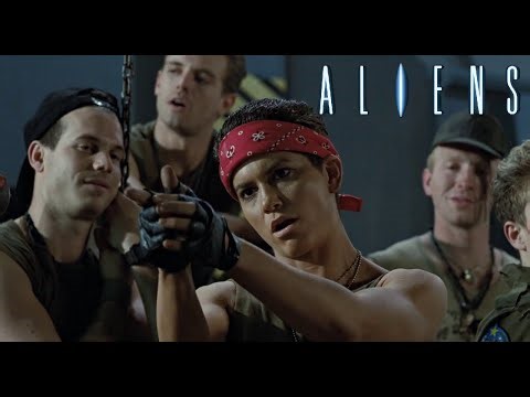Task force briefing scene - Aliens (1986) HD