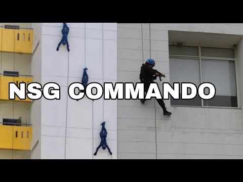 NSG commando demonstrate || Governor visit