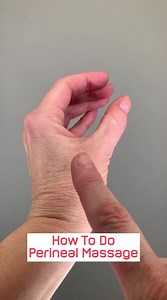 PERINEAL MASSAGE EXPLAINED… Do you know that this simple technique can help reduce the extent of tearing or the need for an episiotomy? Learn how to do perineal massage here. Keep watching! | My Expert Midwife