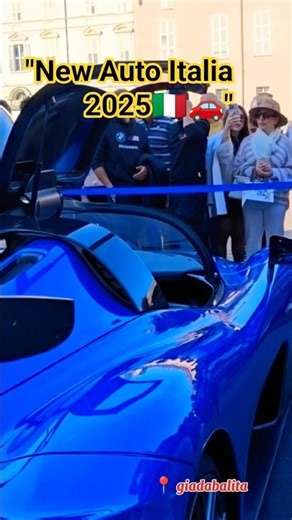 "Brand-new car show Italia 🇮🇹"Torino show car#cityvibes #travelshort#newcar#automobile