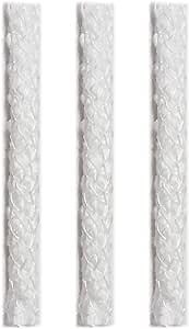 Firefly Fuel Wine Bottle & Tiki Torch Fiberglass Wicks - Made in USA - 1/2-inch x 16-inches for Tiki Torches and DIY Wine Bottle Oil Lamps 3 Per Package