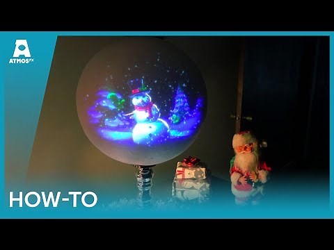 AtmosFX Enchanted Snowman Snow Globe Mode Demo... Feat. Gourdy!