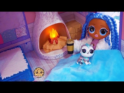 Chilly Snow Morning Routine OMG LOL Surprise At Winter Disco Chalet House - Videos For Kids