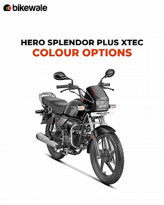 Hero Splendor Plus Xtec: Colour options