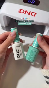 The pettiest light teal shade to have you saying “shell yeah! 🐚🧜‍♀️🩵🦪✨🎡 Shade: ‘Carousel’ DND 787 available in gel polish & lacquer 💅🏽 #dndgelpolish #tealnails #summernails #mintnails #bluenails #poolnails #dndgel #nailsinspo #nailsofinstagram | Dnd Gel