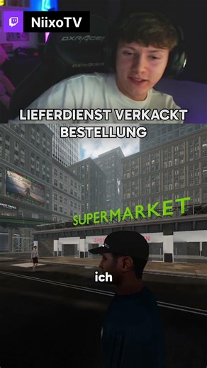Lieferdienst verkackt Bestellung 🙄🍔 | #niixo #niixotv #twitchstreamer #twitchclips