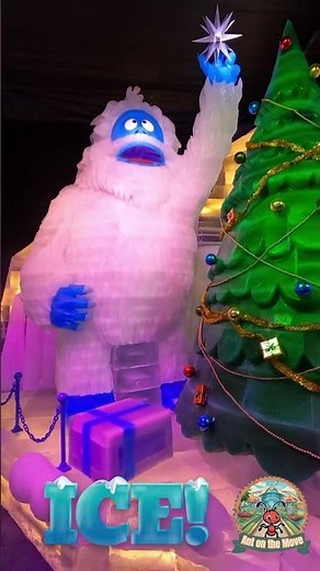 The Abominable Snowman Gets Festive at ICE! Gaylord Palms!