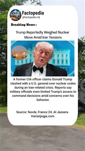 Trump vs U.S. General: Nuclear Tensions Revealed #usa #cia #pentagon