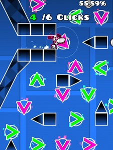 6 Clicks or Get Smashed #geometrydash | Geometry Dash