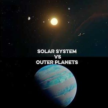 Solar system vs Outer planets ☠️ #shorts #space #universe #astronomy #earth