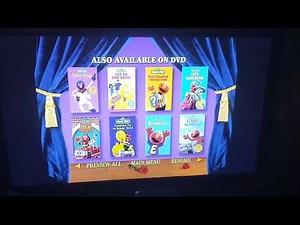 Sesame Street Zoe's dance moves 2003 dvd menu