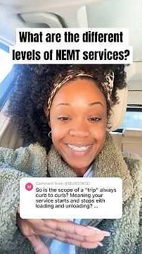 3 levels of service that NEMT providers offer