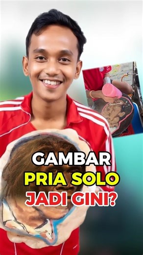 Penjual Pancake Gambar Wajah Pria Solo Malah Jadi Gini #pancake #priasolo #kue