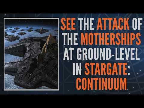 See the "CONTINUUM" Goa'uld Mothership Attack from Ground-Level (Clip)