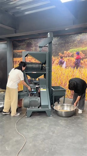 2025 New Commercial Rice Milling Machine, threshing clean rice in one go #ricemill #riceprocessing #grainmachinery #agriculturalmachinery | New Tecnology