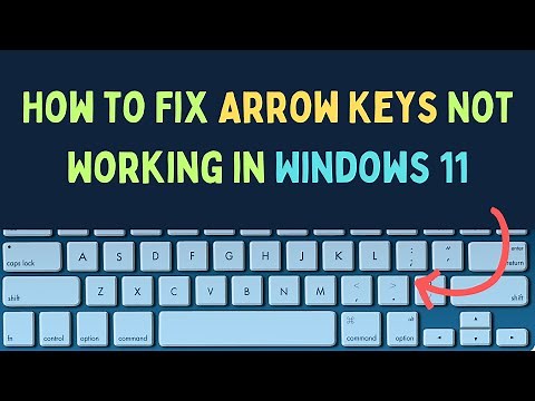 How to Fix Arrow Keys Not Working in Windows 11
