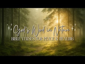 God’s Word in Nature 🌿 | 1 Hour of Bible Verses for Peace & Healing with Soothing Nature Sounds