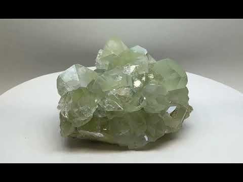 Green Datolite Crystal Druse 2