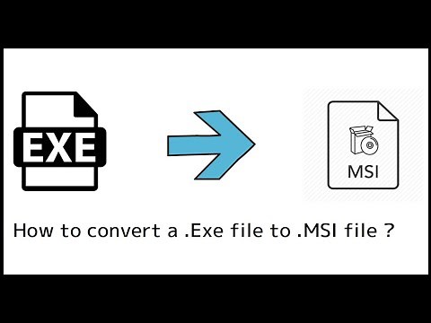 How to Convert EXE to MSI without any software | File Conversion
