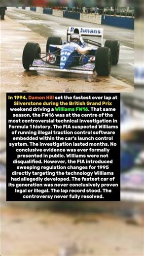 The Fastest Lap in F1 History Was Set by a Car That Was Immediately Banned