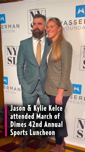 March of Dimes hosted its 42nd Annual Sports Luncheon, and among the notable attendees were Jason and Kylie Kelce. They joined others in the sports community for this important event. | Us Weekly