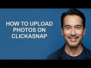 How To Upload Photos On Clickasnap - KevinHowTo