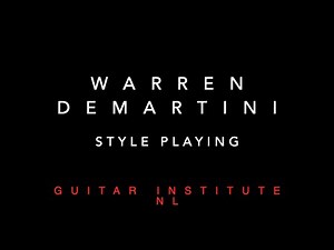 Warren DeMartini style playing