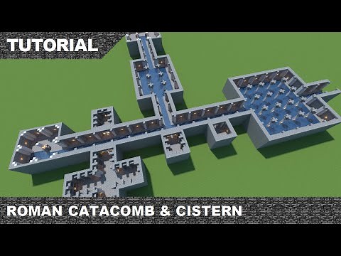 Minecraft Roman Catacomb & Cistern Tutorial & Download
