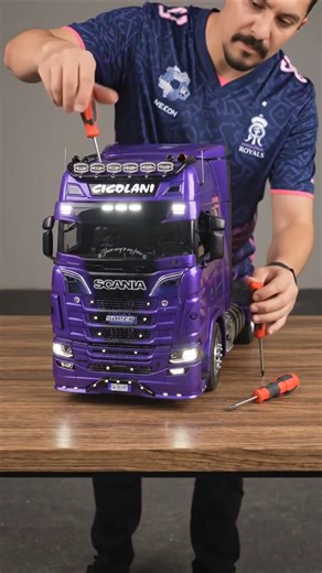 Purple Scania Beast Build – Lights & Details Time! 🔧💜
