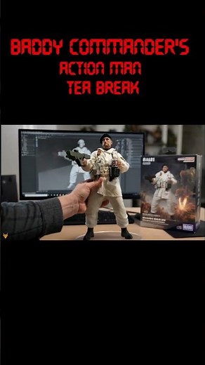 Baddy Commander - Me Tea Break ya B**tards Action Man #cosplay #usa #germany #uk #england #shorts