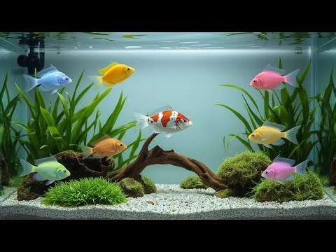 Fish Aquarium ASMR | Relaxing Fish Tank ASMR for Sleep and Study