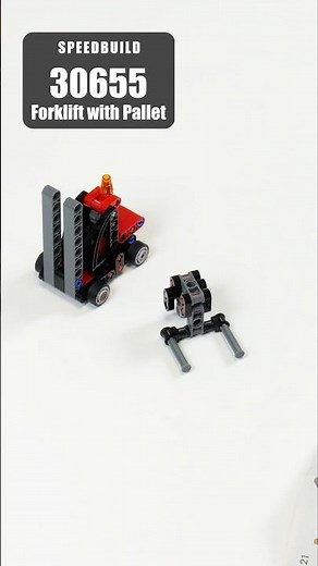LEGO 30655 Speedbuild | LEGO Technic Forklift with Pallet | Showcase | LEGO Technic 2023