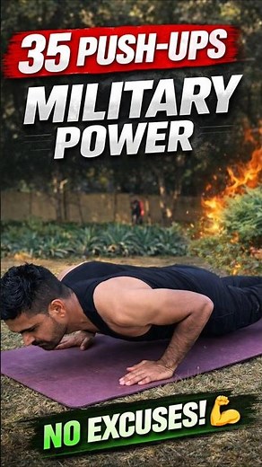 35 Military Push-Ups 💪 | Real Army Level Strength #army #gymlife #military #workout