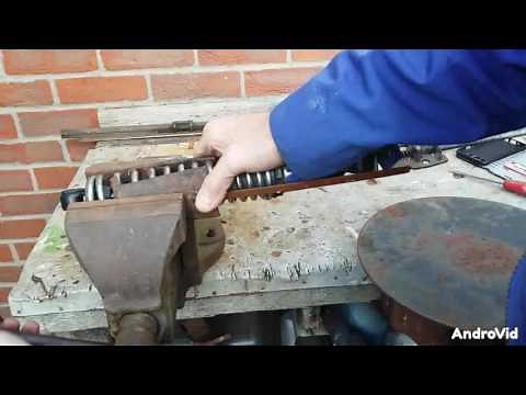 Motorcycle suspension unit spring compressor