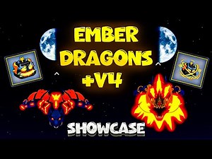 NEW Ember East & West DRAGON SHOWCASE + V4 TRANSFORMATION! (Blox Fruits Christmas Update)
