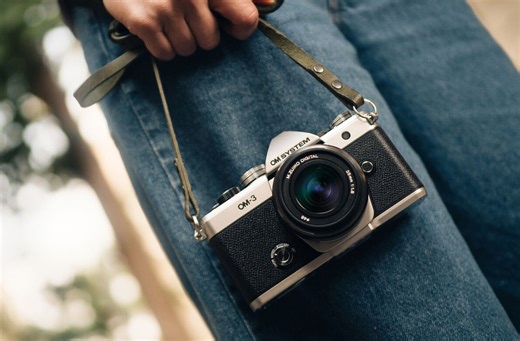 OM System's OM-3 camera marries vintage style with a high-tech stacked sensor