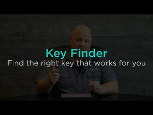Find the Right Key That Works for You with the Key Finder