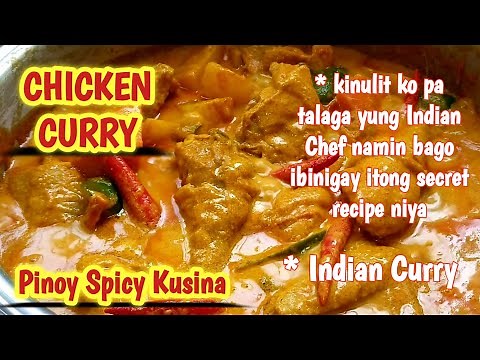 How to Cook Chicken Curry - Filipino Style | Chicken Curry with Coconut Milk - Indian Recipe