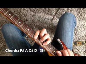 Major Lazer Cold Water (feat. Justin Bieber & M0) Guitar tutorial