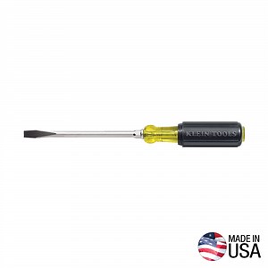 3/8-Inch Keystone Screwdriver, 8-Inch Round Shank - 602-8 | Klein Tools