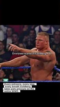 Everyone scared of Goldberg... #wwe #wrestling #wweraw #wrestler #undertaker
