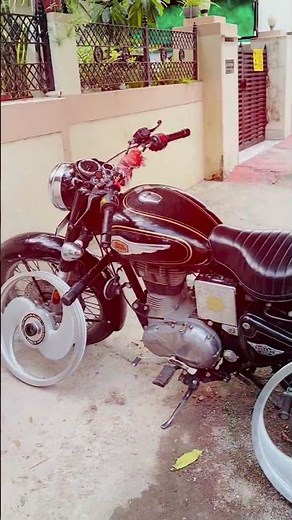 Big S Alloys Installed in Bullet Standard 350 🔥 #bigsalloys #bullet350 #salloywheels #shorts