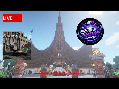 De Efteling in Minecraft bestaat echt 😱 LIVE 🔥 | Sprookjescraft Gameplay | StefNova Gaming #1