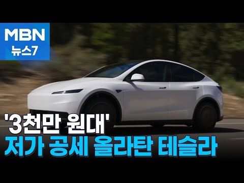 한때 럭셔리였는데…'3천만 원대' 저가 공세 올라탄 테슬라 [MBN 뉴스7]