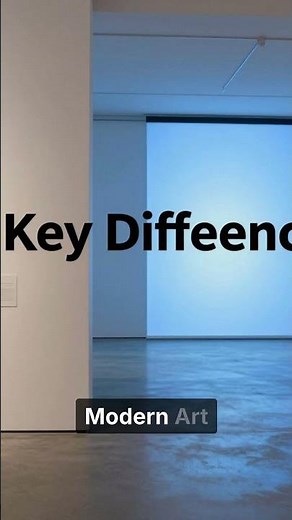 🎨 Modern vs Contemporary Art | What's the Difference? #ArtHistory #Painting #ArtEducation
