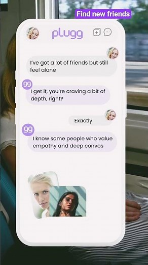 Chat to plugg. find your people #newfriends #deepconnection #plugg