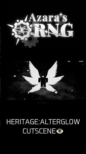 [Azara's RNG]HERITAGE:ALTERGLOW CUTSCENE👁 #rnggame #roblox #ロブロックス #rng #game #ゲーム